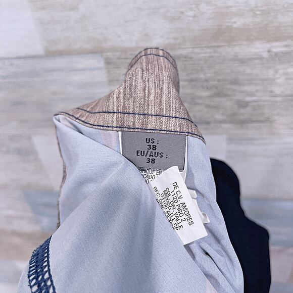 Quiksilver Waterman Tropical Floral Board Shorts Blue Pocket Swim Mens 38 - Picture 5 of 5